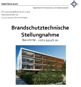 Brandschutzingenieur 2 Brandschutztechnische Stellungnahme zur Beurteilung abgegrenzter Sachverhalte außerhalb eines Brandschutzkonzepts