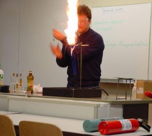 Praktisches Brandschutztraining